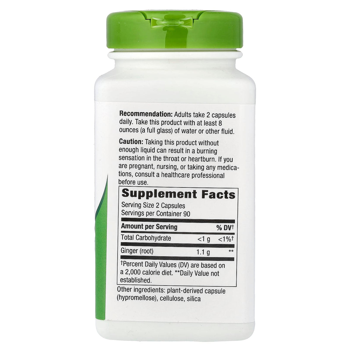 Nature's Way, Ginger Root, 1,100 mg, 180 Vegan Capsules