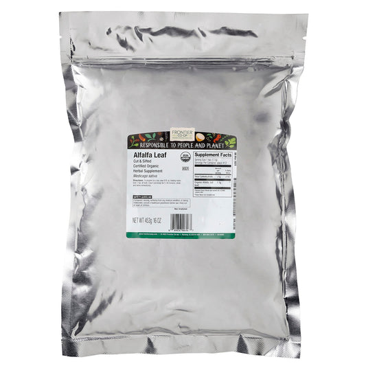 Frontier Co-op, Organic Cut & Sifted Alfalfa Leaf, 16 oz (454 g)