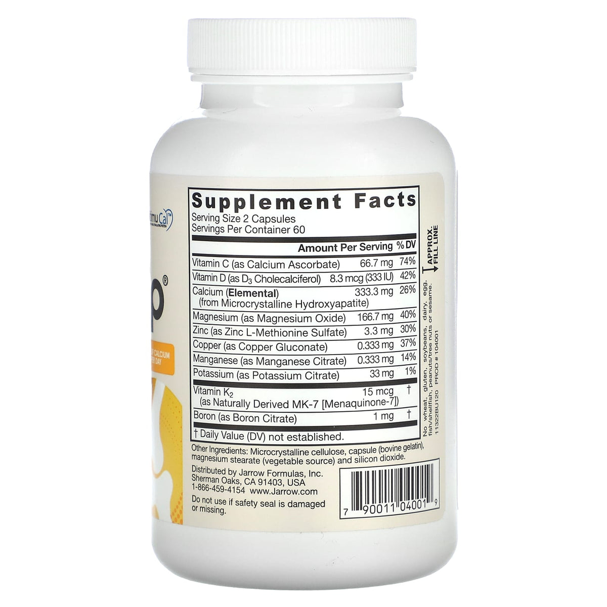 Jarrow Formulas Bone-Up 120 Capsules