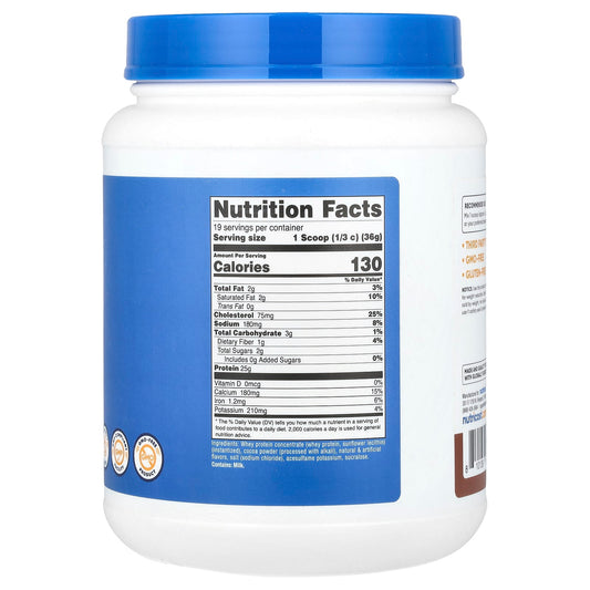 Nutricost, Whey Protein Concentrate, Milk Chocolate, 1.5 lb (680 g)