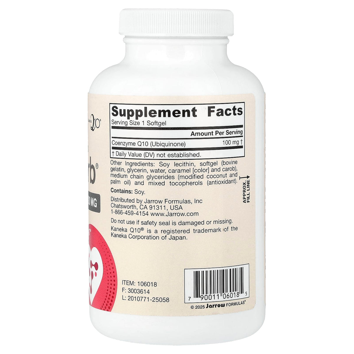 Jarrow Q-Absorb 100 mg 120 Softgels