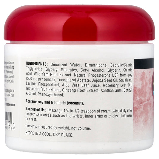 Source Naturals, Progesterone Cream, 4 oz (113.4 g)
