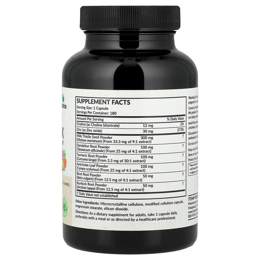 Futurebiotics, Liver Detox, 180 Vegetarian Capsules