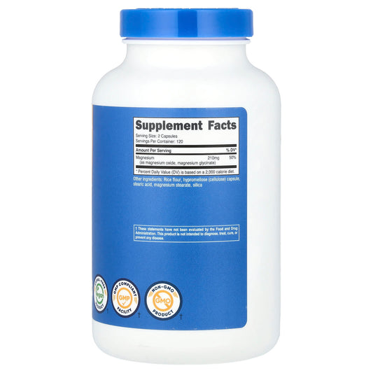 Nutricost, Magnesium+, Regular Strength, 240 Capsules (105 mg per Capsule)