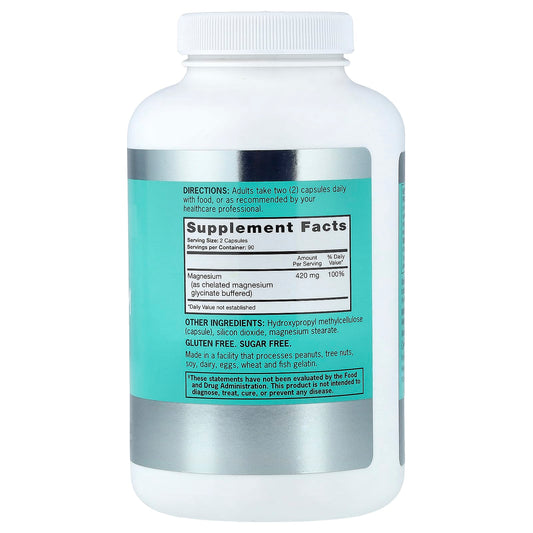 Qunol, Magnesium, 180 Capsules (210 mg per Capsule)