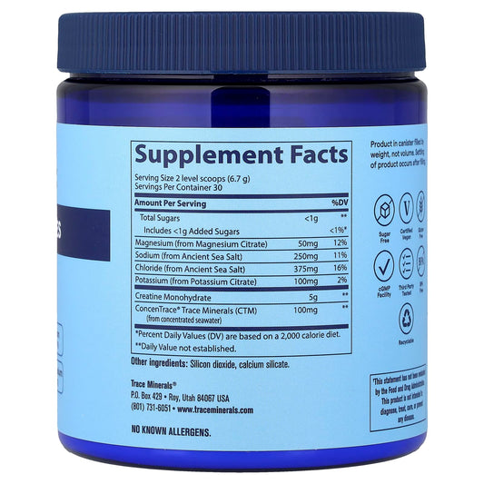 Trace Creatine + Electrolytes Hydration 7.09 oz (201 g)
