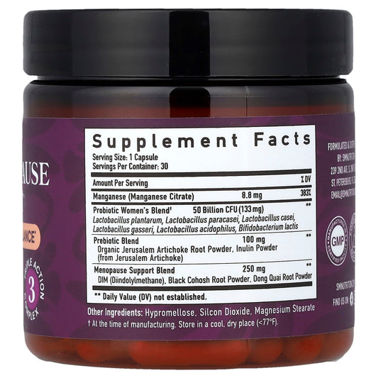 SMNutrition, Menopause Support, 30 Capsules