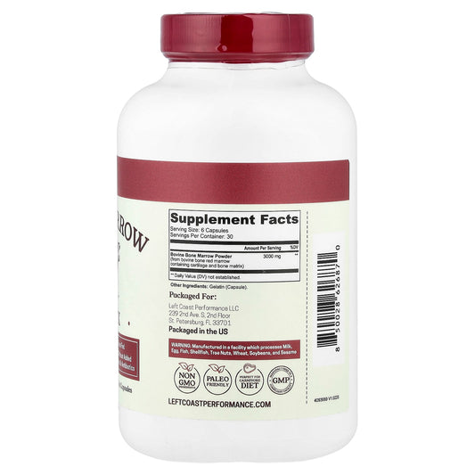 Left Coast Performance, Bone Marrow Matrix, 180 Capsules