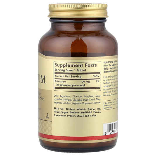 Solgar Potassium 100 Tablets