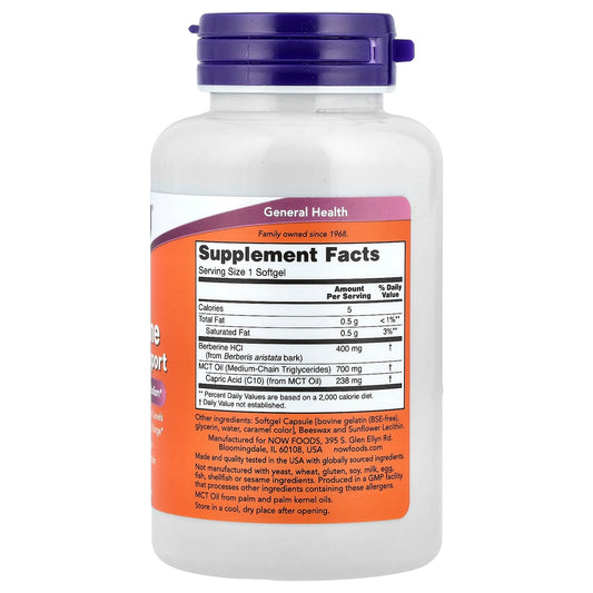 NOW Foods Berberine 60 Softgels