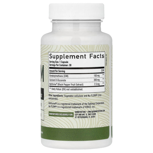 SMNutrition, CDG + DIM, 30 Capsules