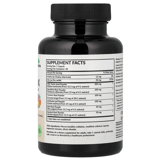 Futurebiotics, Liver Detox, 60 Vegetarian Capsules