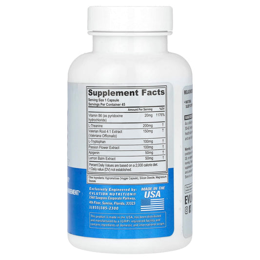 EVLution Nutrition, RelaxMode, 45 Vegetable Capsules