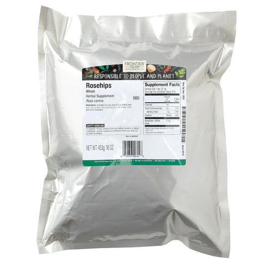 Frontier Co-op, Rosehips, Whole, 453 g (16 oz)