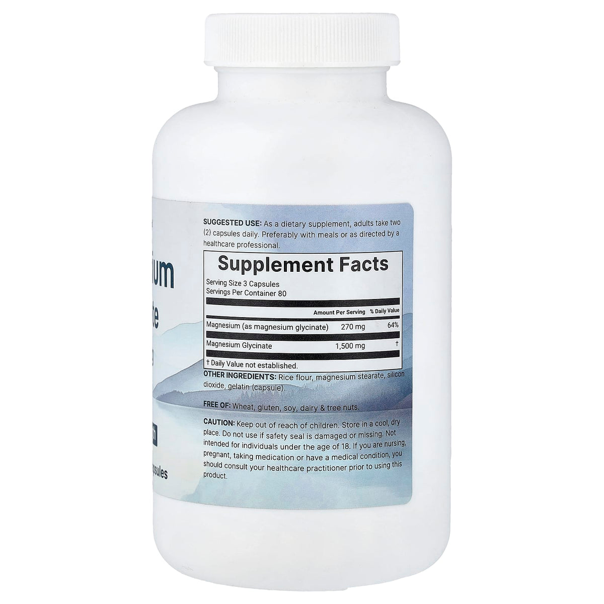 Micro Ingredients Magnesium Glycinate 240 Caps