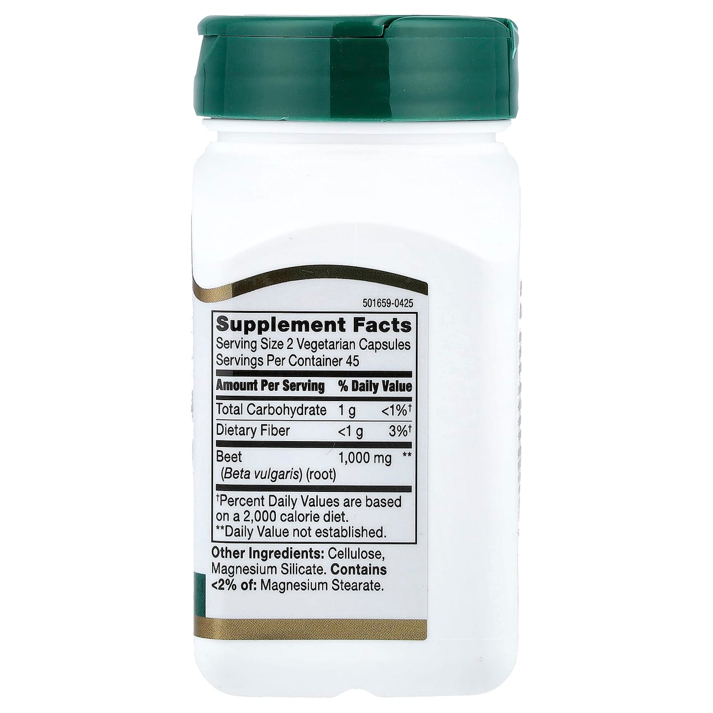 21st Century, Beetroot, 90 Capsules (500 mg per Capsule)