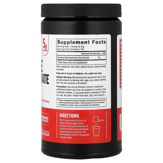 Force Factor, Creatine Monohydrate Powder, Raspberry Lemonade, 22.2 oz (630 g)