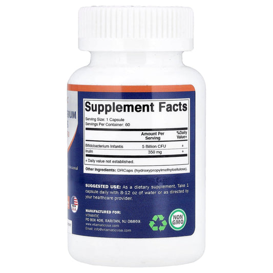 Vitamatic, Bifidobacterium Infantis, 60 DRcaps® Hypromellose Capsules
