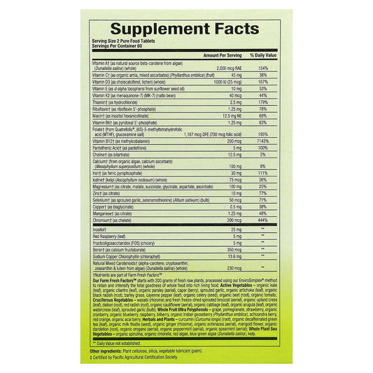 Natural Factors, Whole Earth & Sea®, Women's Antenatal Multivitamin & Mineral, 120 Tablets