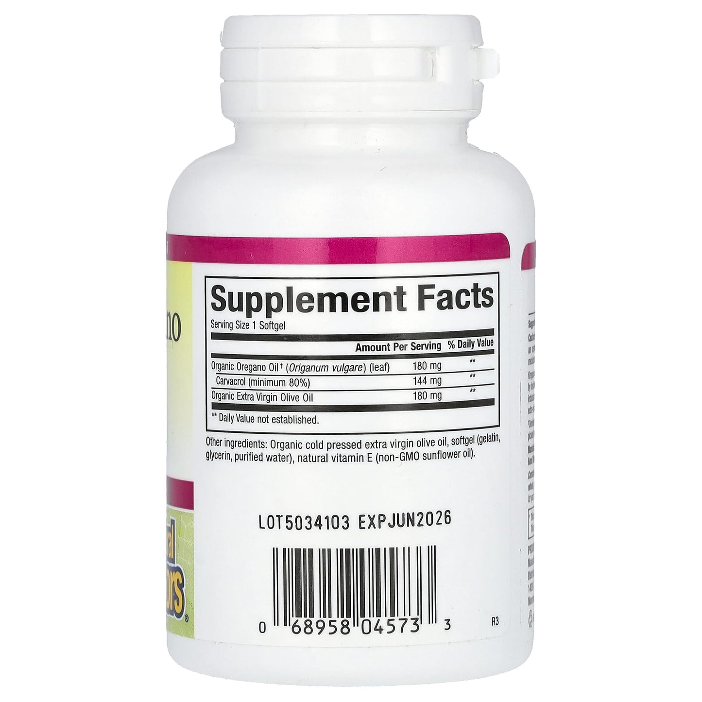 Natural Factors, Oil of Oregano, 180 mg, 30 Softgels