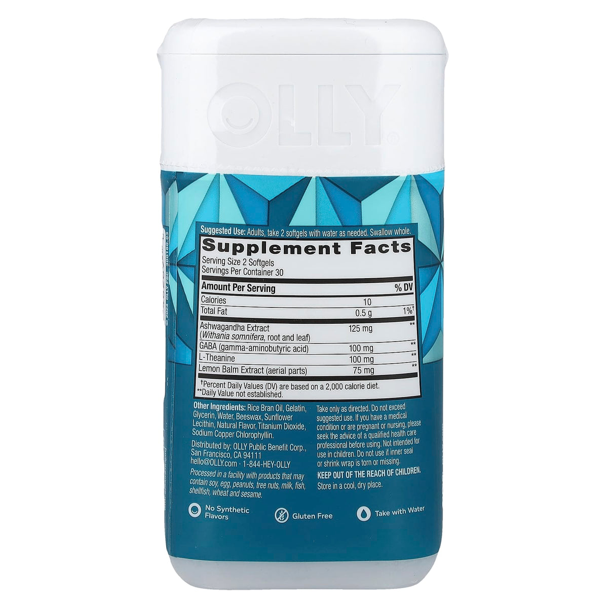 OLLY Goodbye Stress 60 Softgels