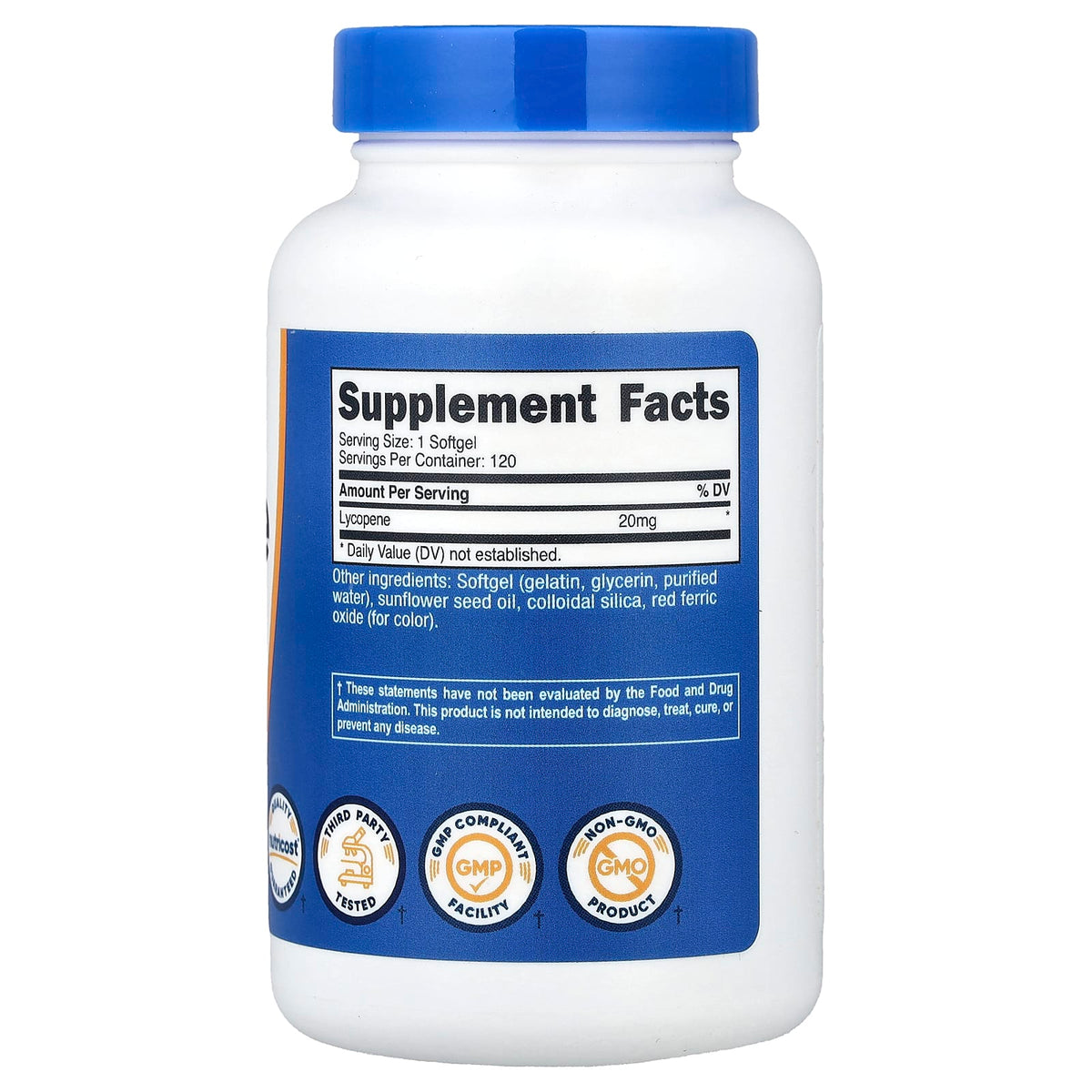 Nutricost Lycopene 20 mg 120 Softgels