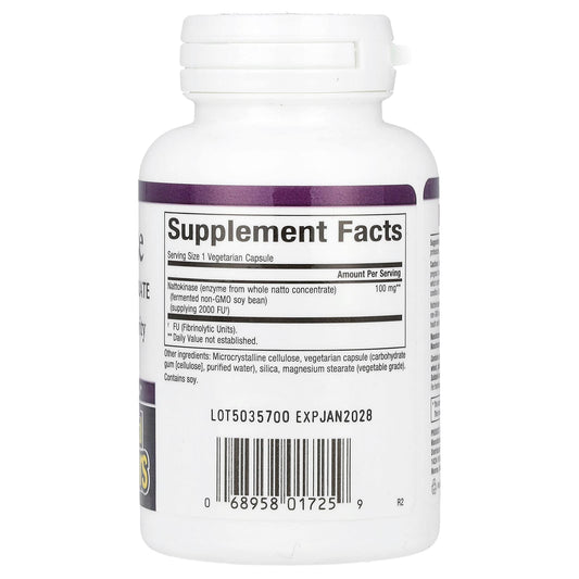 Natural Factors, Nattokinase, 100 mg, 60 Vegetarian Capsules