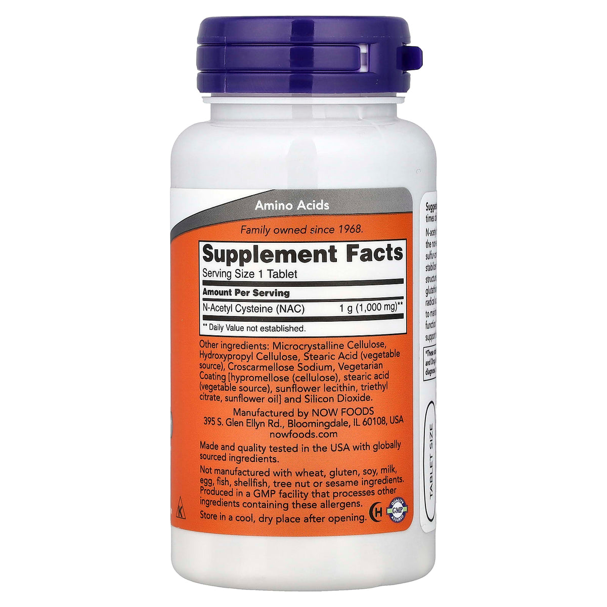NOW Foods NAC 1,000 mg 60 Tabs