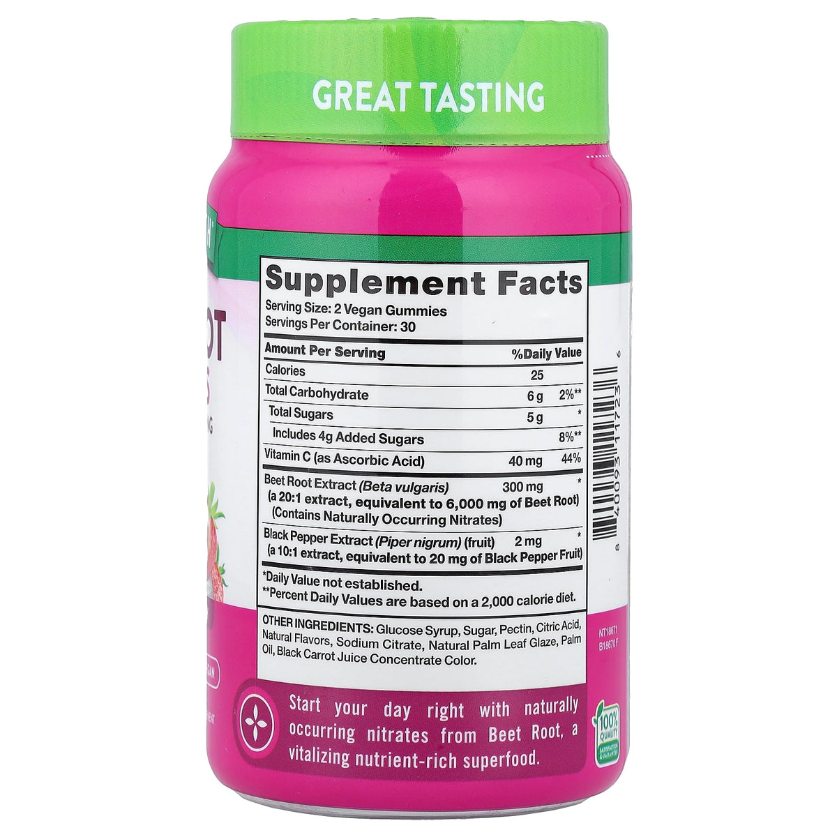 Nature's Truth Beetroot 60 Veg Caps