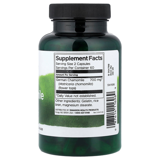 Swanson Vitamins, Chamomile, 350 mg, 120 Capsules