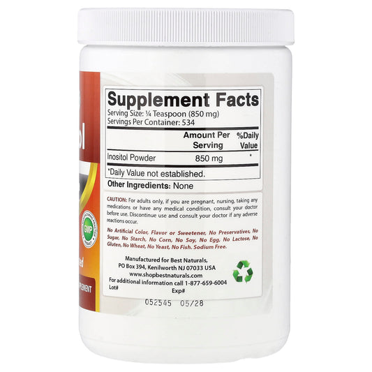 Best Naturals, Inositol, 1 lb (454 g)