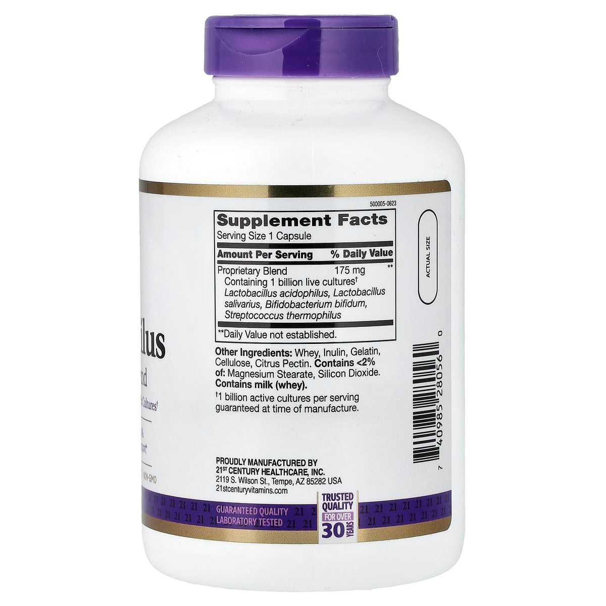 21st Century Probiotic 300 Caps