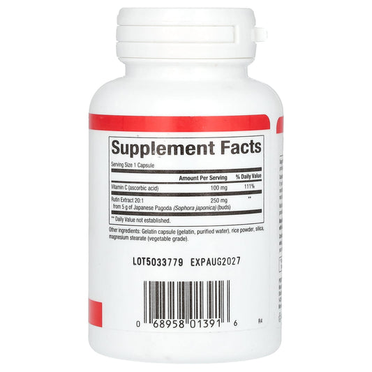 Natural Factors, Rutin, 250 mg, 90 Capsules