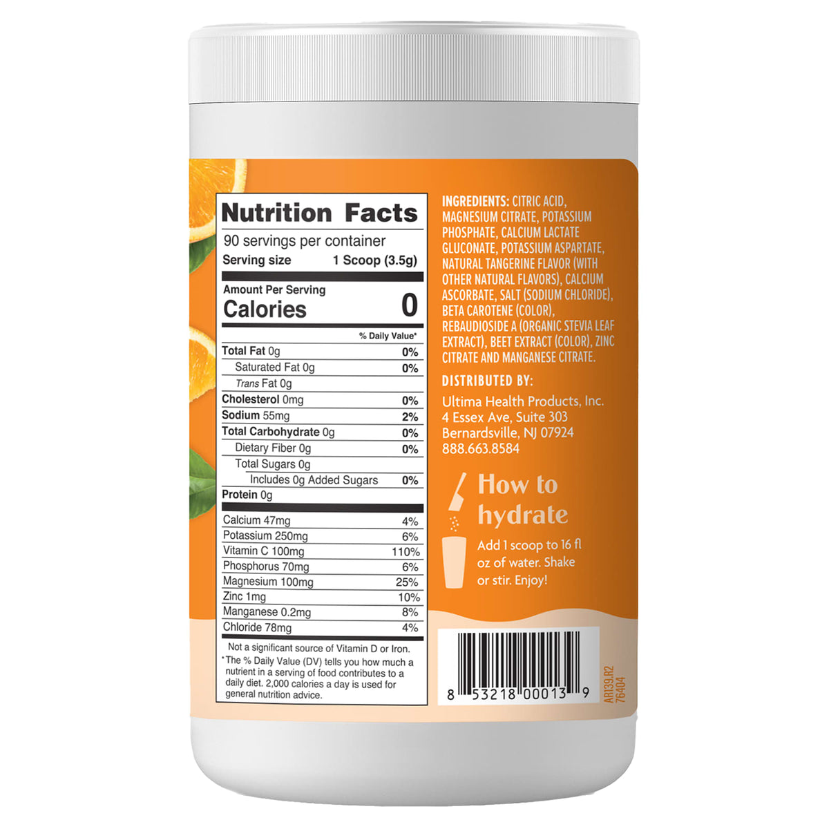 Ultima Replenisher 6 Essential Electrolytes 11.1 oz 315 g