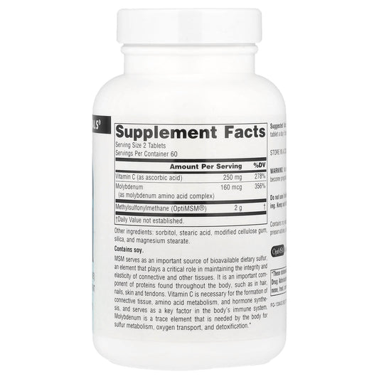 Source Naturals, MSM, 120 Tablets