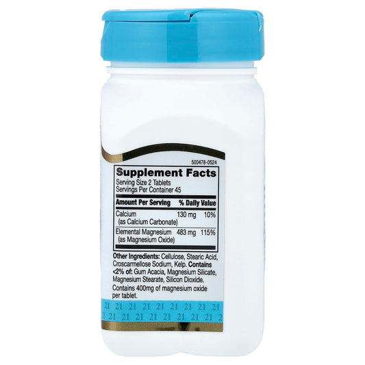 21st Century, MgO-400, 90 Tablets