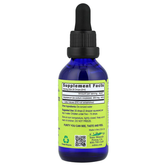 Eidon Ionic Minerals Molybdenum Liquid Concentrate 2 oz (60 ml)