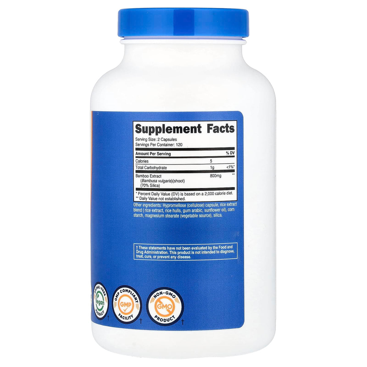 Nutricost Bamboo Extract 400 mg per Capsule
