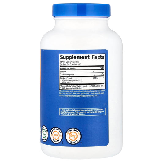 Nutricost Bamboo Extract 400 mg per Capsule