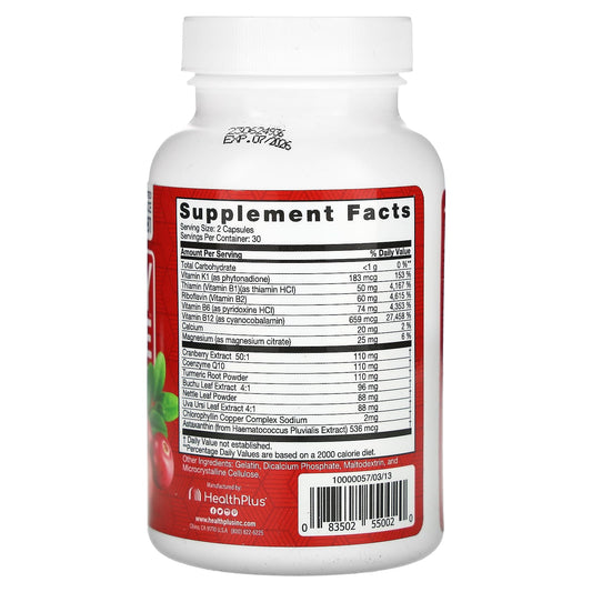 Health Plus, Kidney Cleanse, 60 Capsules