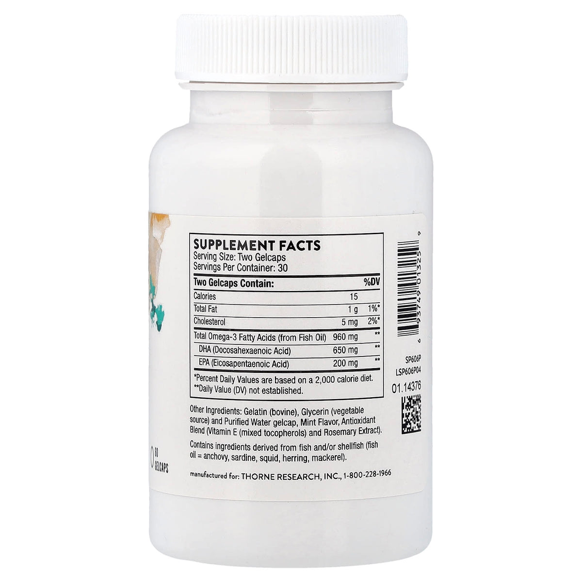 Thorne Prenatal DHA 60 Caps