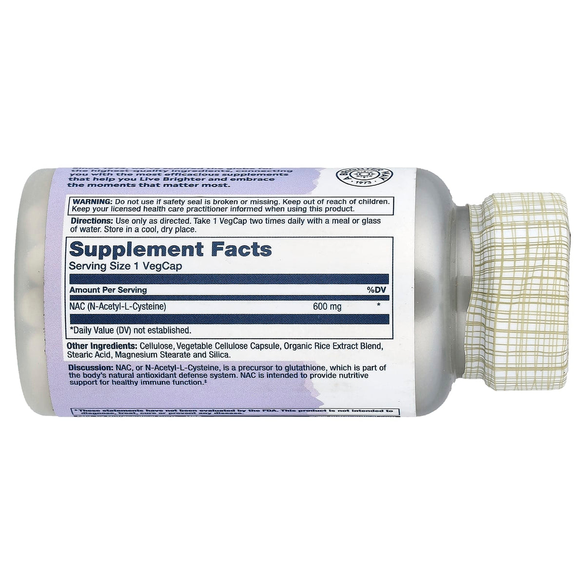 EVLution Nutrition NAC 600 mg 60 Veg Caps