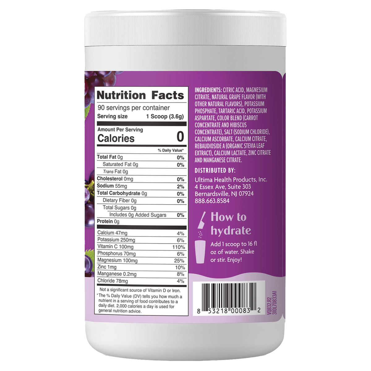 Ultima Replenisher Electrolyte Mix 10.8 oz (306 g)