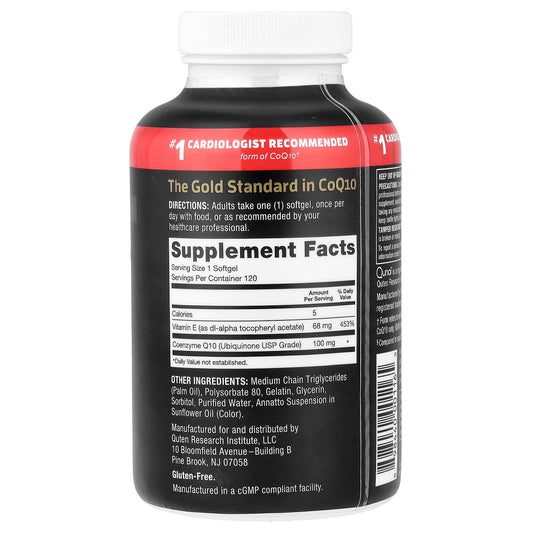 Qunol, Ultra CoQ10, 100 mg, 120 Softgels