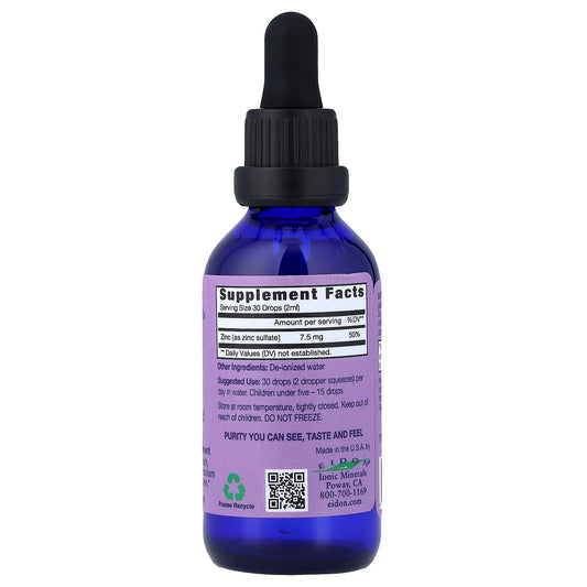 Eidon Ionic Minerals Zinc 2 oz (60 ml)