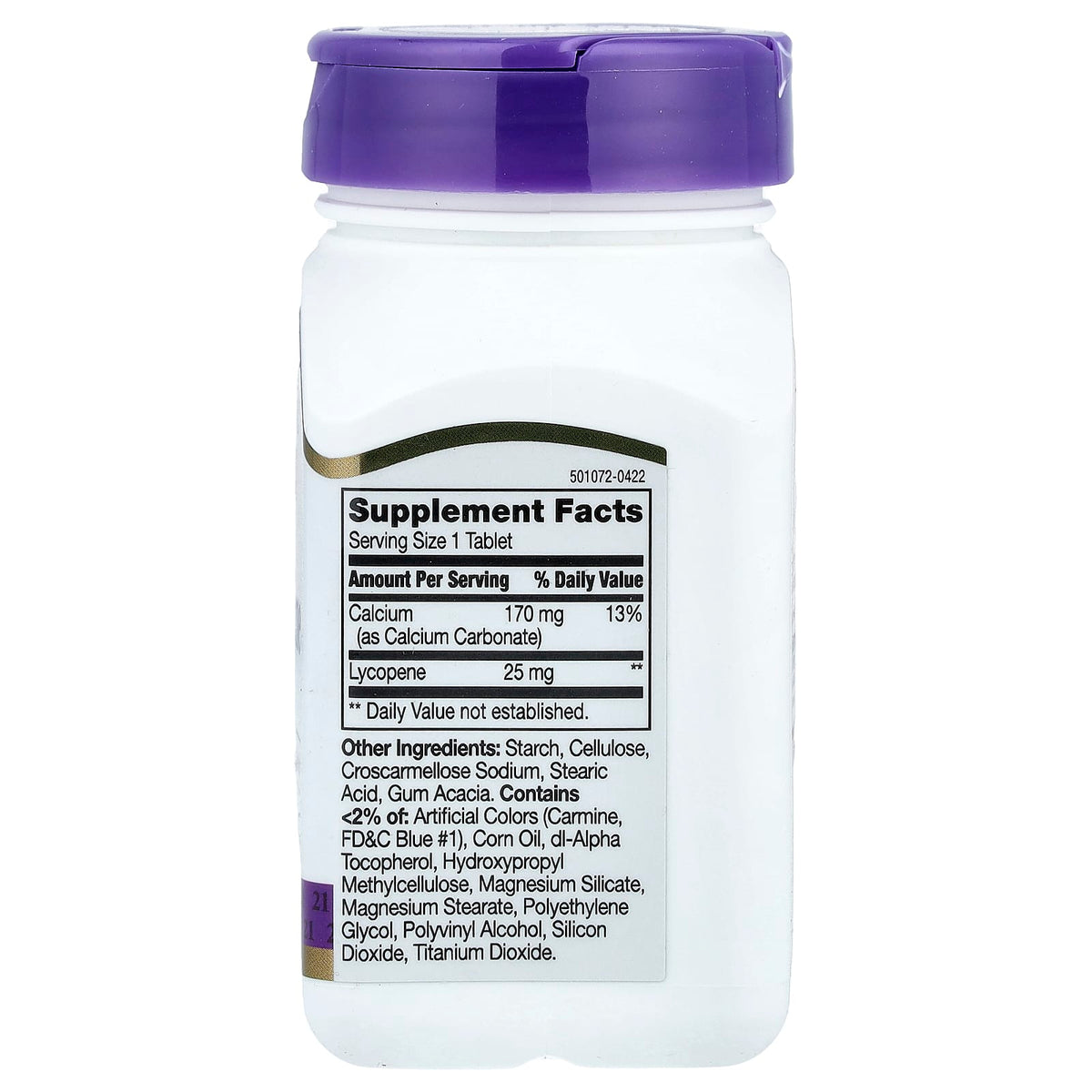 21st Century Lycopene 25 mg 60 Tabs