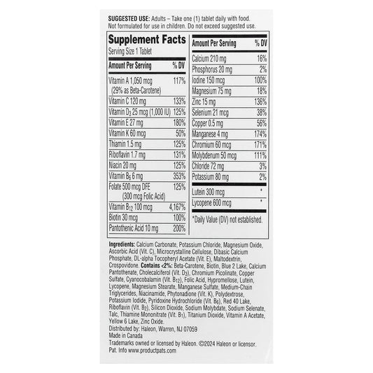 Centrum Silver Men 50+, Multivitamin 100 Tabs