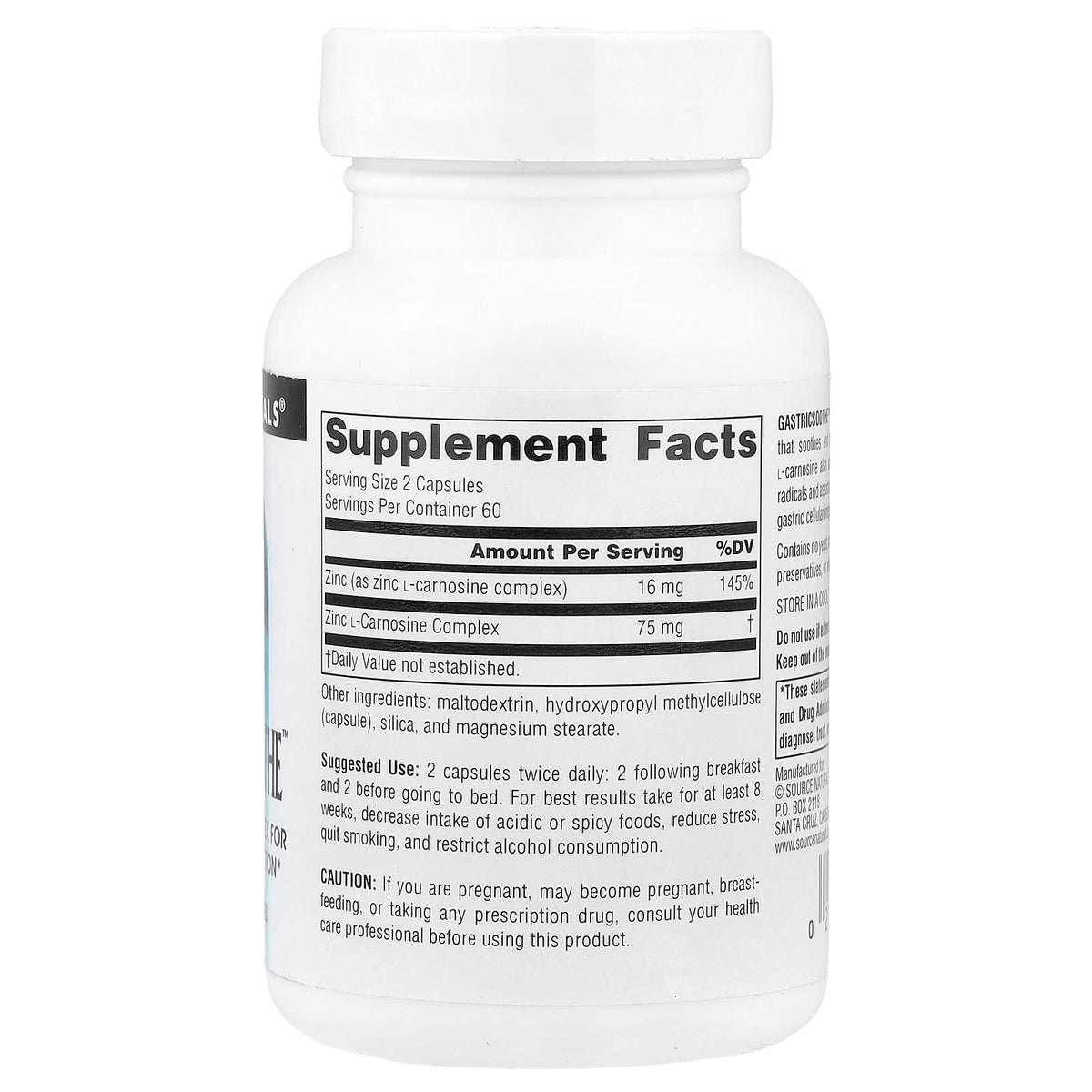 Source Naturals, GastricSoothe, 37.5 mg, 30 Capsules