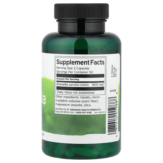 Swanson Vitamins, Boswellia, 400 mg, 100 Capsules