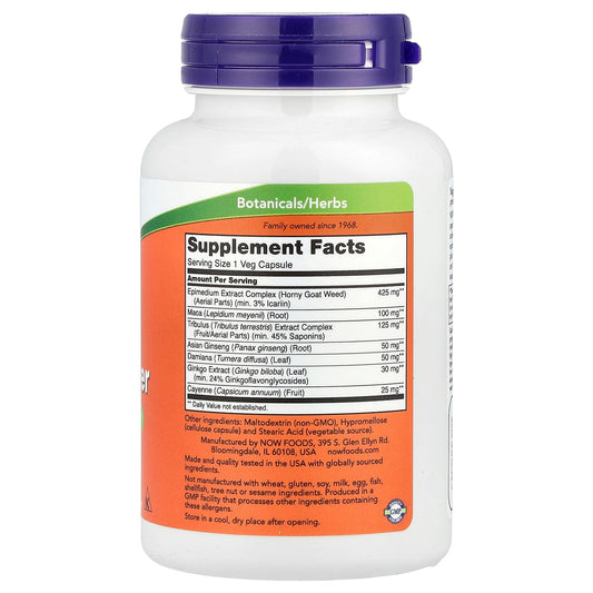NOW Foods, Men's Virility Power, 120 Veg Capsules